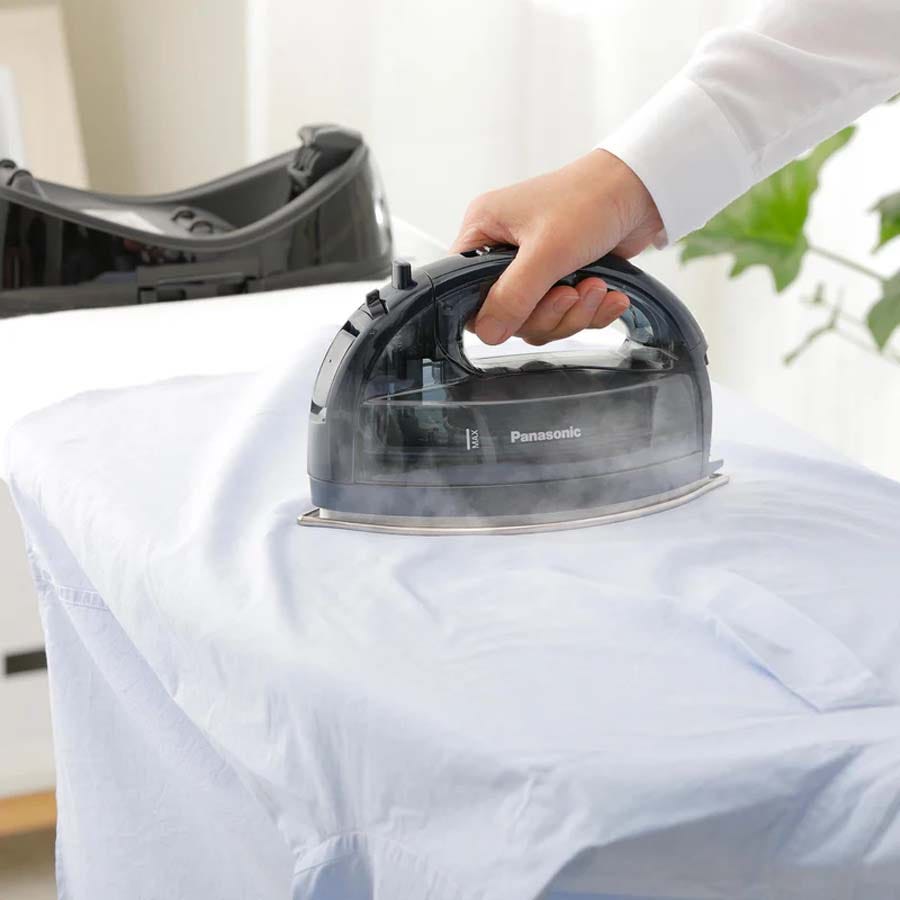 Navy Panasonic Premium Cordless Iron Panasonic NIWL700A Fat Quarter Shop