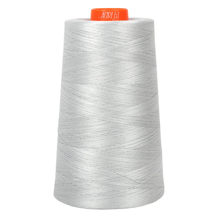 Aurifil Cotton Mako 50wt 1300m 3-Pack: Natural Dove Light Beige 2021+2310+2600 White 