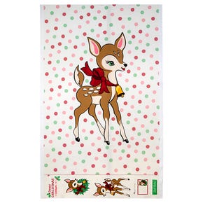 Deer Christmas Digitally Printed Pre-Cut Quilt Panel | Featuring Deer Christmas by Urban Chicks