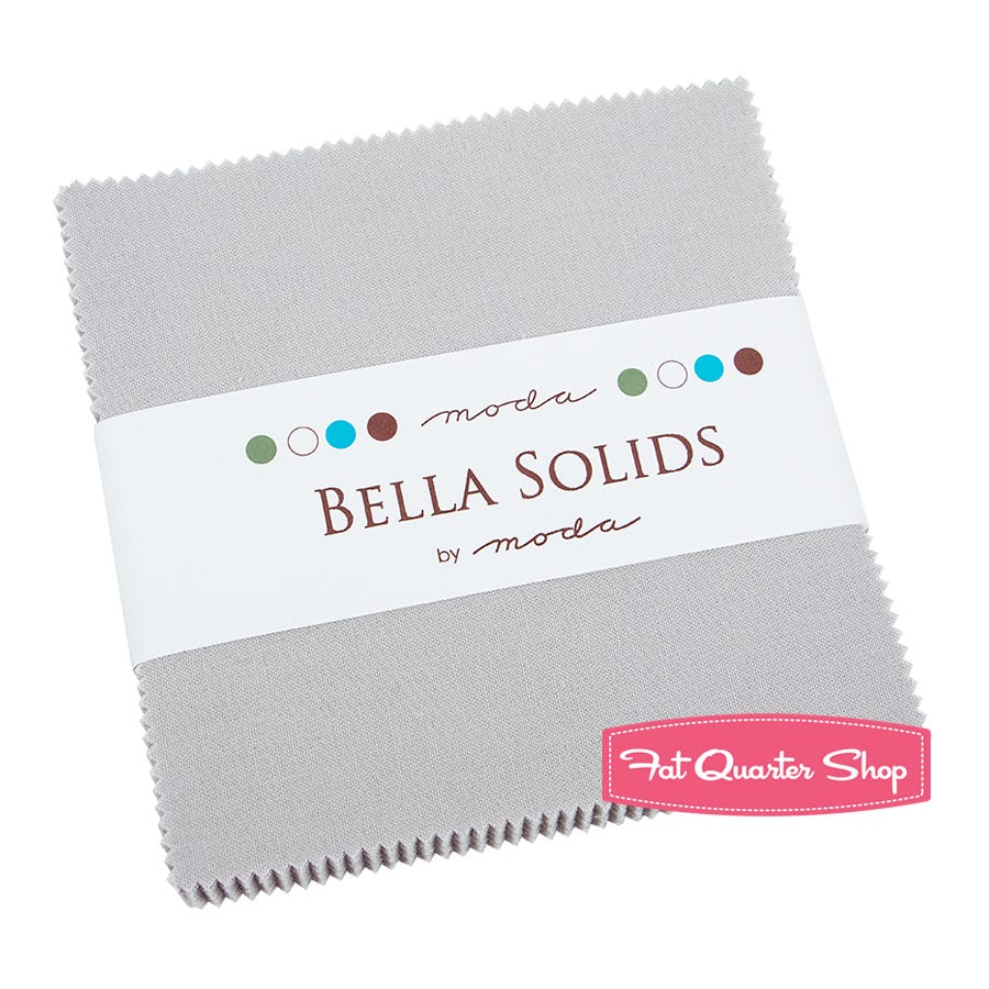 Zen Grey Bella Solids Charm Pack | SKU# 9900PP-185