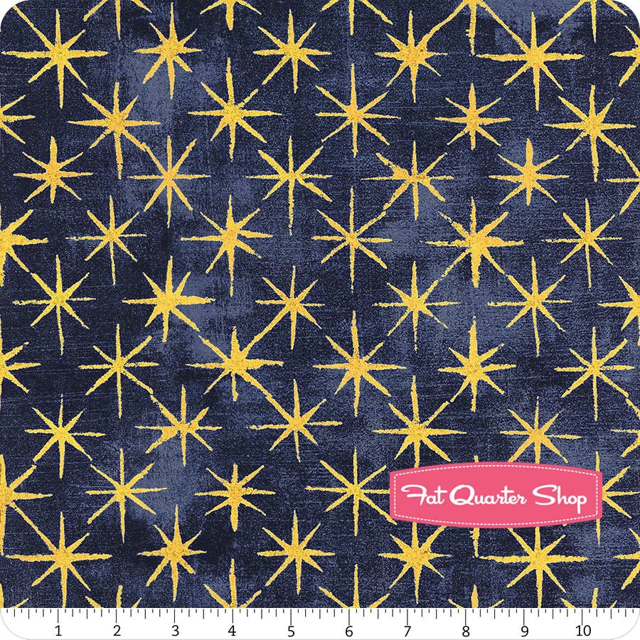Grunge Seeing Stars Metallic by Basic Grey for Moda Fabrics 30148-13M Manilla
