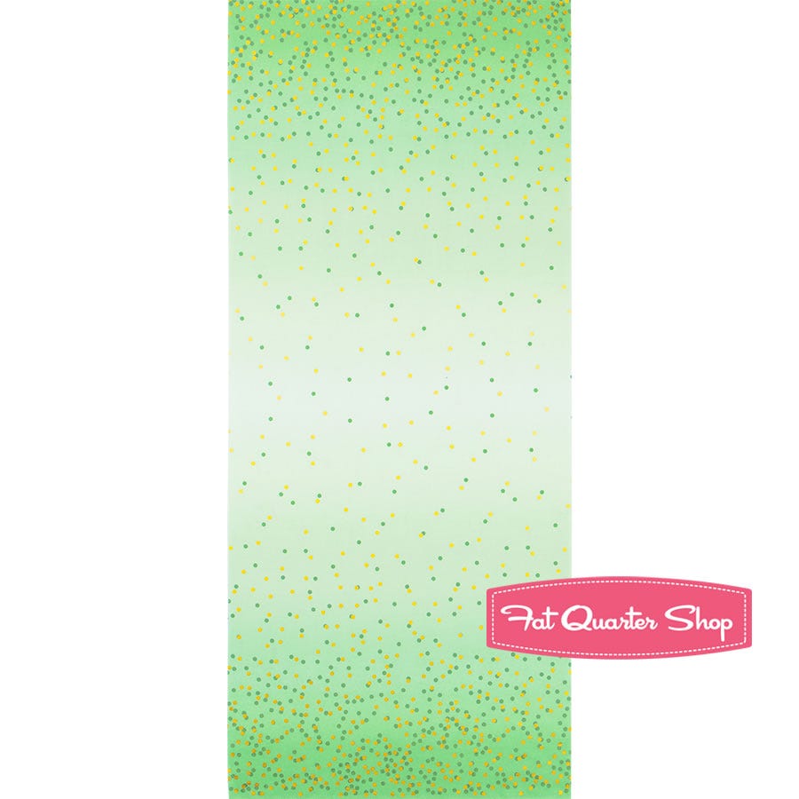 Fabric by the Yard Cotton Print Fabric Yardage Ombre Confetti Metallic Onyx Fabric Material