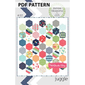 Juggle Downloadable PDF Quilt Pattern Thimble Blossoms