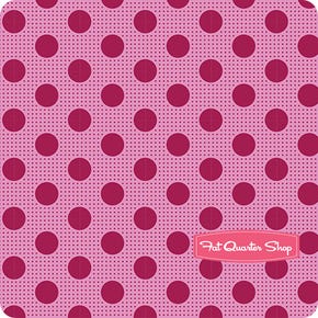 Tilda Soft Background Maroon Medium Dots Yardage | SKU# TIL130010 