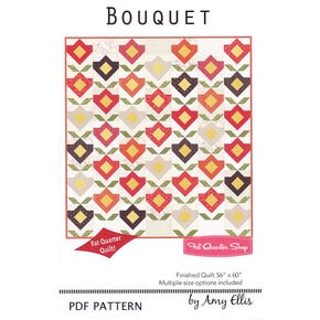 Bouquet Downloadable PDF Quilt Pattern| Amy Ellis Quilt Patterns