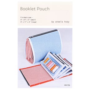 Booklet Pouch Sewing Pattern | Aneela Hoey #AH-106