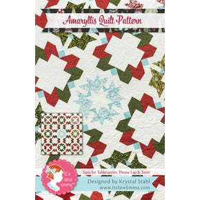 Amaryllis Quilt Pattern | It's Sew Emma #ISE-257