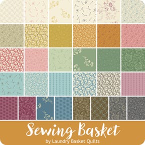 Sewing Basket Fat Eighth Bundle Reservation | Laudry Basket Quilts for Andover Fabrics
