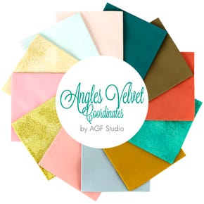 Angles Velvet Coordinates Fat Quarter Bundle | Amy Sinibaldi for Art Gallery Fabrics