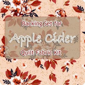 Backing Set for Apple Cider Quilt Kit | 4.5 yards of SKU# HMB-44950