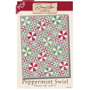 Peppermint Swirl Downloadable PDF Quilt Pattern | Antler Quilt Design