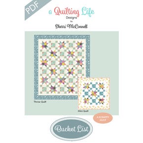 Bucket List Downloadable PDF Quilt Pattern | A Quilting Life Designs