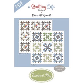 Summer Sky Downloadable PDF Quilt Pattern | A Quilting Life Designs