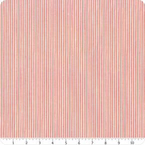 Aunt Grace Simply Charming Red Lawn Stripe Yardage | SKU# R350255-RED