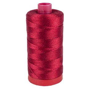 12wt Aurifil Burgundy 100% Cotton Thread | Aurifil #MK12-1103