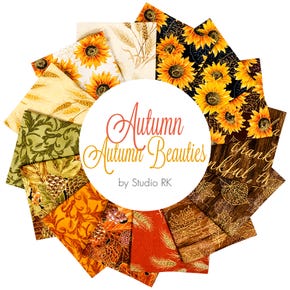 Autumn Autumn Beauties Fat Quarter Bundle | Studio RK for Robert Kaufman Fabrics