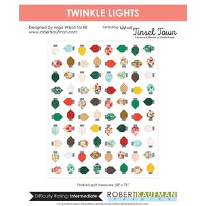 Twinkle Lights Quilt Pattern | Free PDF by Ariga Wilson