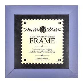 8" x 8" Hand Painted Frame in Matte Periwinkle | Mill Hill #GBFRM22