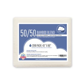 Crib 50/50 Bamboo Blend Happy Cloud Quilt Batting | Fat Quarter Shop