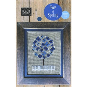 Pop of Spring Zipper Cross Stitch Kit | Bent Creek