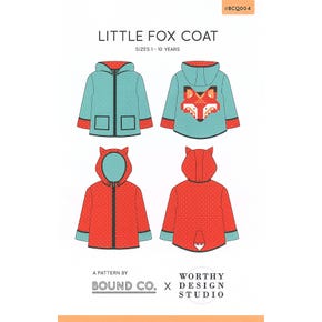 Little Fox Coat Sewing Pattern | Bound Company #BC-Q004
