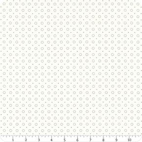 New Bee Backgrounds Pewter Stitched Circles Yardage | SKU# C9940-PEWTER