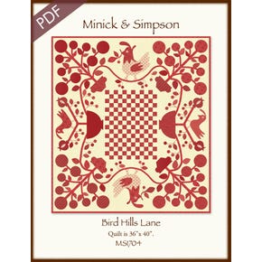 Bird Hills Lane Downloadable PDF Quilt Pattern | Minick & Simpson