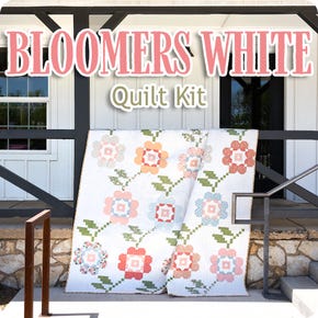 Bloomers White Quilt Kit | Featuring Country Rose by Lella Boutique