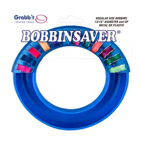 Blue Bobbinsaver Classic Bobbin Holder | Grabbit #BBSV
