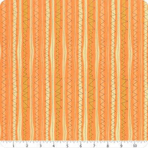 Bumble and Bear Orange Stripe Yardage | SKU# C12678-ORANGE