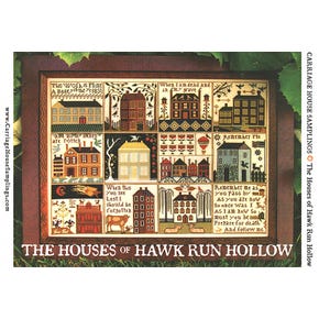 The Houses of Hawk Run Hollow Cross Stitch Pattern | Carriage House Samplings