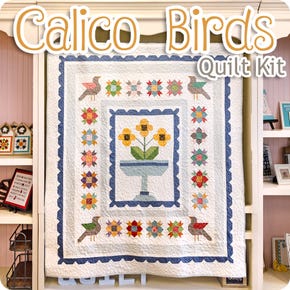 Calico Birds Quilt Kit | Featuring Calico by Lori Holt