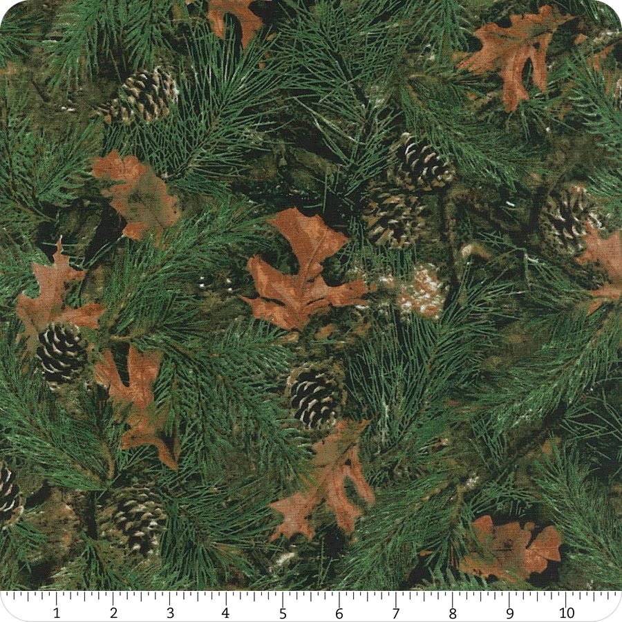Green Camo for Windham Fabrics 44 Wide Camouflage Cotton Fabric by the half yard by Whistler Studios