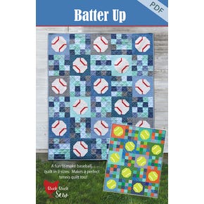 Batter Up Downloadable PDF Quilt Pattern| Cluck Cluck Sew