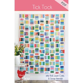 Tick Tock Downloadable PDF Quilt Pattern | Cluck Cluck Sew