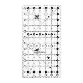 Creative Grids 6.5" x 12.5" Left-Handed Quilting Ruler | Creative Grids #CGR612LEFT