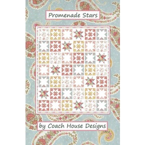 Promenade Stars Quilt Pattern | Coach House Designs #CHD-2134