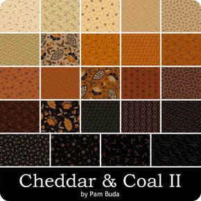 Cheddar & Coal II 2.5" Strips | Pam Buda for Marcus Fabrics