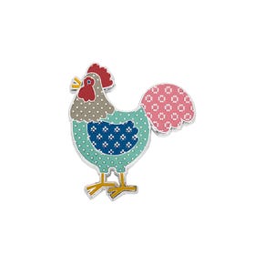 Chicken Club Enamel Needle Minder | Lori Holt of Bee in my Bonnet Co. for It's Sew Emma #ISE-834