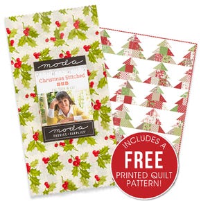 Christmas Stitched Jolly Bar Reservation | Fig Tree Quilts for Moda Fabrics