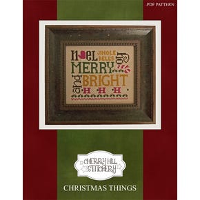 Christmas Things Downloadable PDF Cross Stitch Pattern | Cherry Hill Stitchery