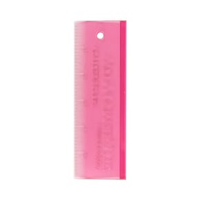 Add A Quarter 6" Plus Pink Ruler | CM Designs #CM06PLUSPK