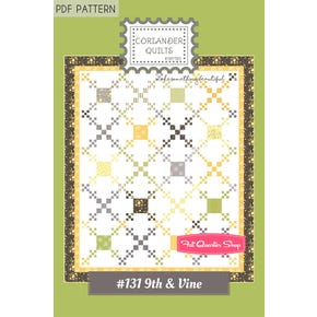 9th & Vine Downloadable PDF Quilt Pattern | Coriander Quilts