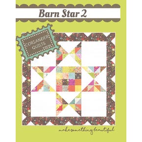 Barn Star 2 Quilt Pattern | Coriander Quilts #CQ-140