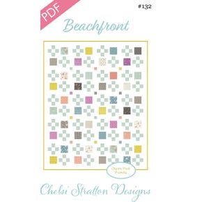Beachfront Downloadable PDF Quilt Pattern | Chelsi Stratton