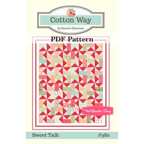 Sweet Talk Downloadable PDF Quilt Pattern | Cotton Way