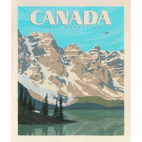 Destinations Canada Rockies Poster Panel | SKU# P10401-ROCKIES