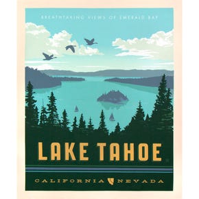 Destinations Lake Tahoe Poster Panel | SKU# P10972-TAHOE