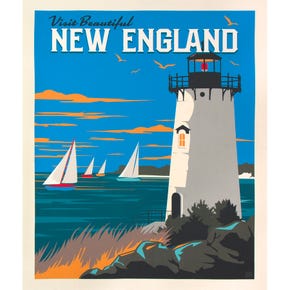 Destinations New England Poster Panel | SKU# P10974-NEWENGLAND