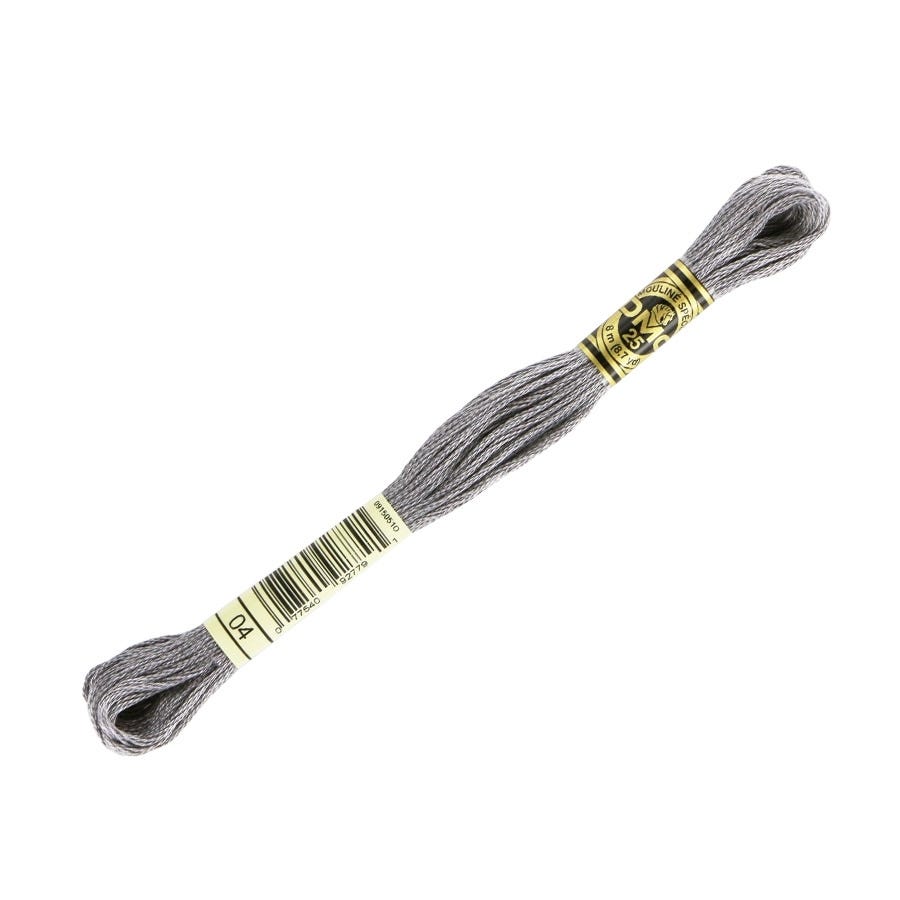 DMC 04 Dark Tin 6 Strand Embroidery Floss | DMC #117UA-04